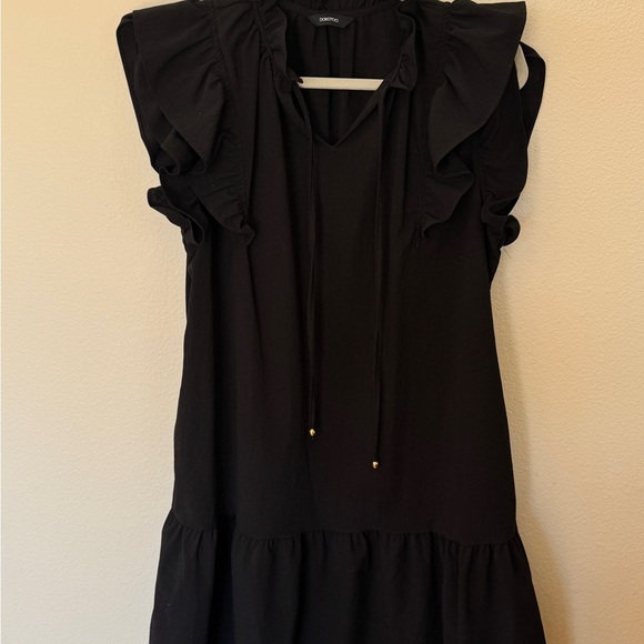 Black Ruffled Dress - Picture 2 of 11